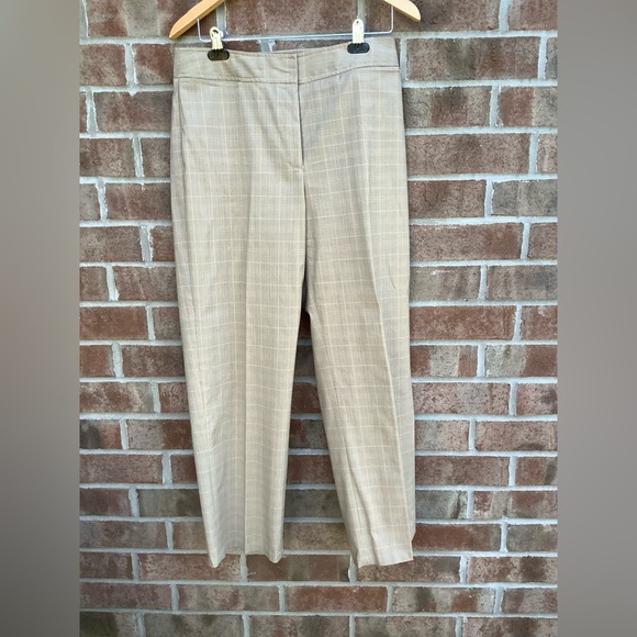 Rafaella Pantsuit Ladies Size 10 Tan Blue Pink - Picture 2 of 9